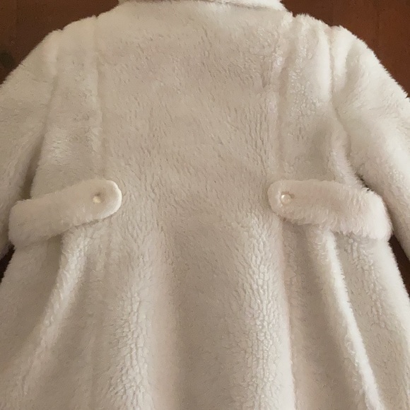Vintage Togs Brand Girls Size 4T White Button Front Coat - Picture 6 of 11